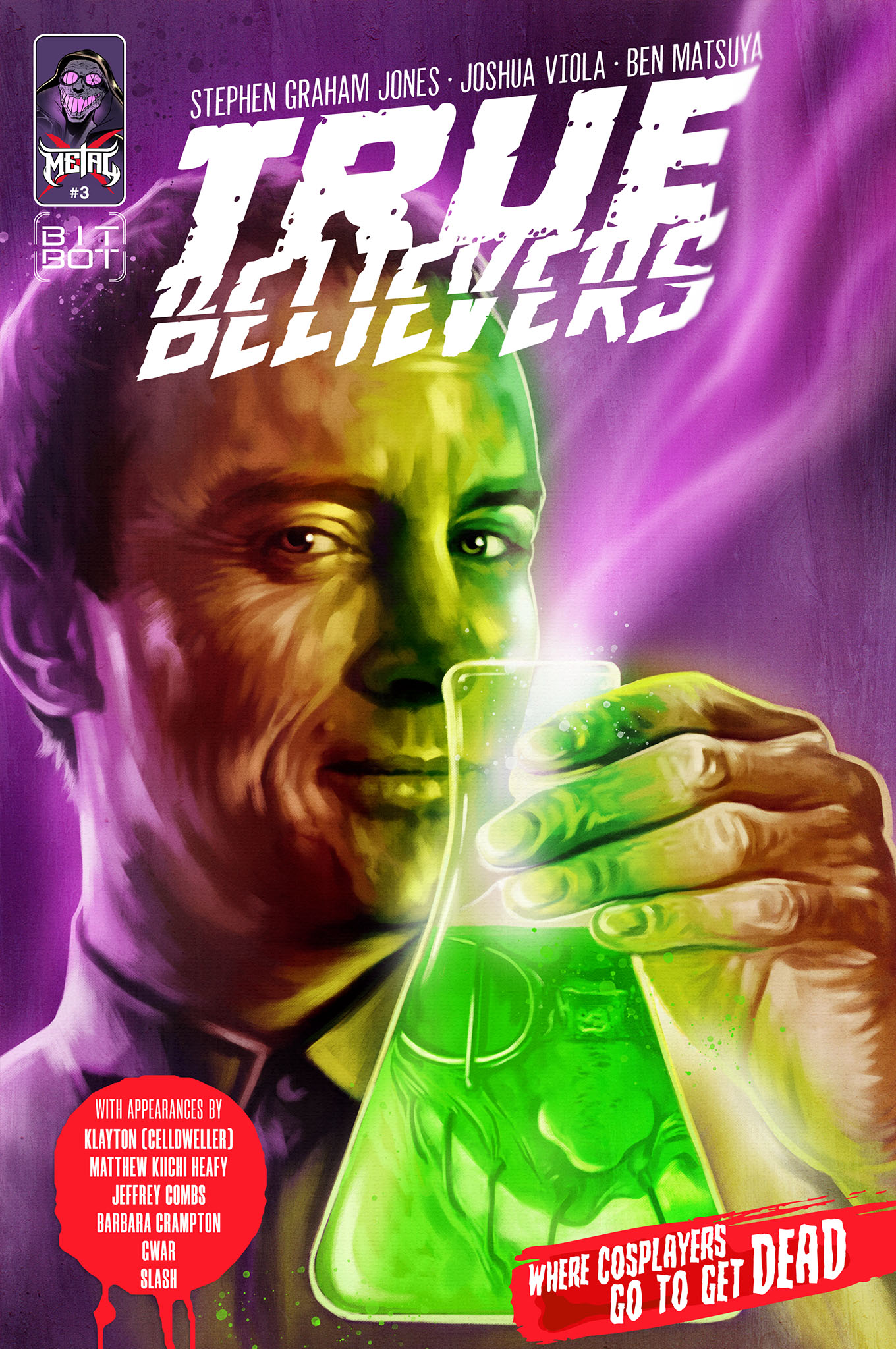 True Believers: Jeffrey Combs Cover
